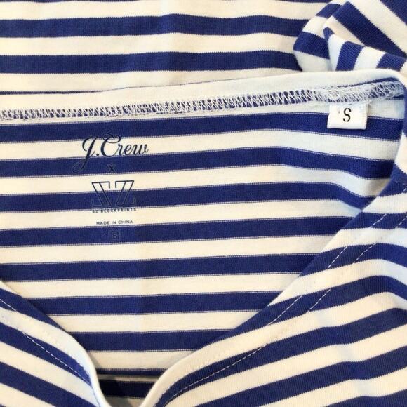 J. Crew SZ Blockprints Hand-Printed Elephant Tee size Small - Picture 6 of 6